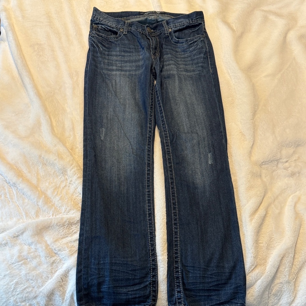 Seven7 Dark Blue Flare Jeans